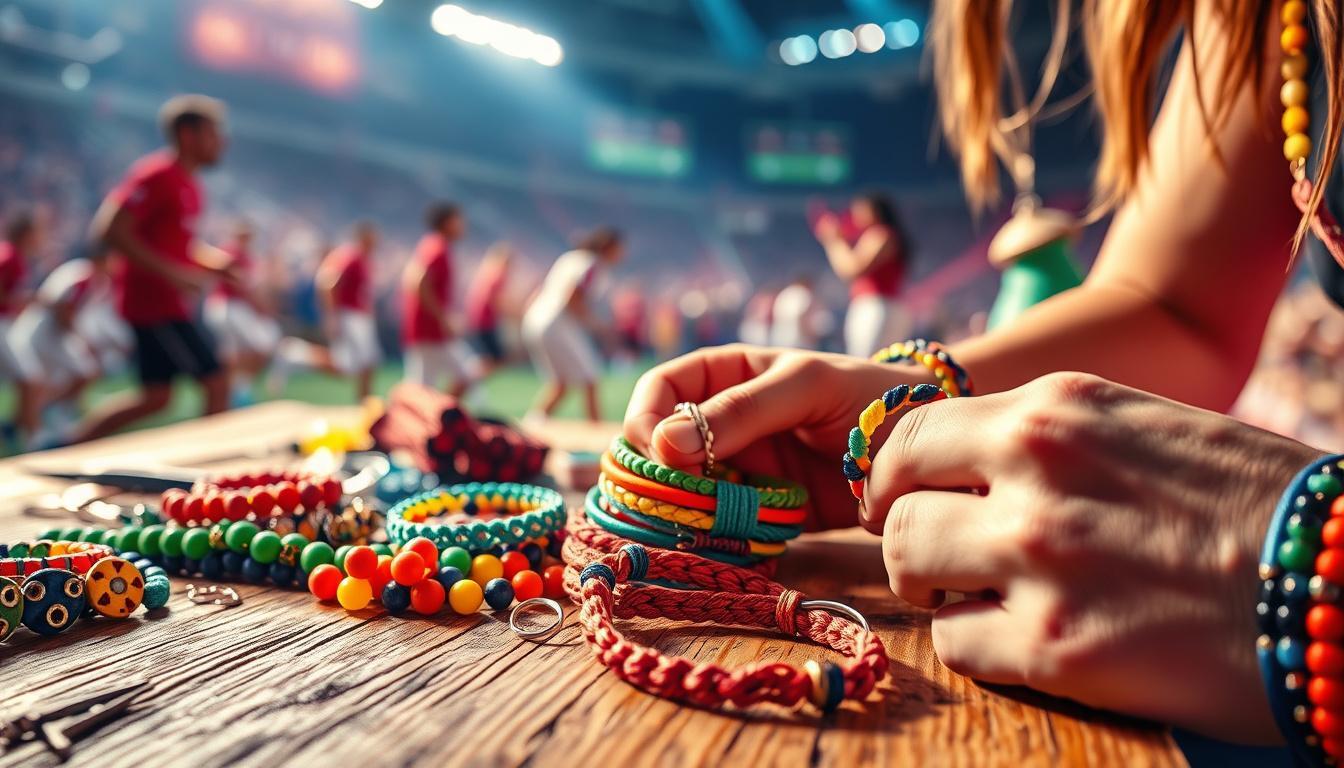 Como escolher equipamentos para criar pulseiras em eventos esportivos